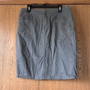 Gray Christopher and Banks Pencil Skirt